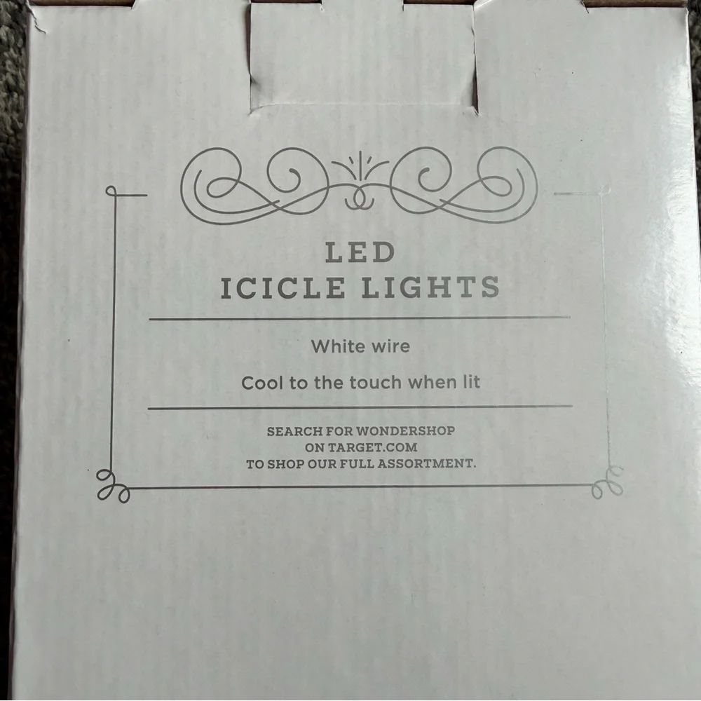 Wondershop 70 lights warm white led icicle